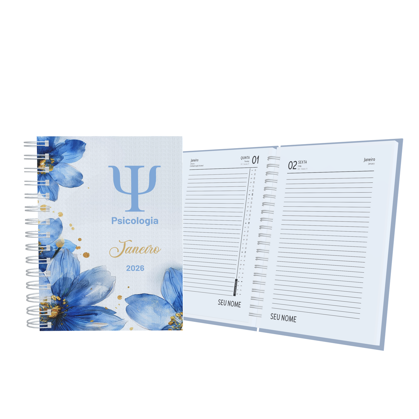 Agenda Anual Personalizada Psicologia