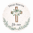 Adesivos Páscoa Ele Vive - 5cm