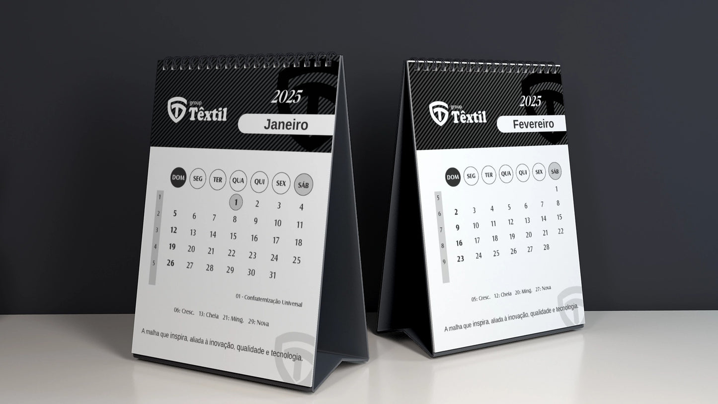 Calendário de Mesa