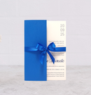 Convite Casamento Branco e Azul