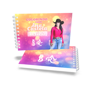 Caderno de  Colorir  Ana Castela
