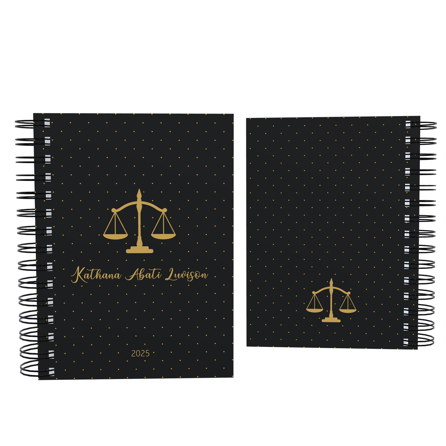 Agenda Personalizada Advogada Preta