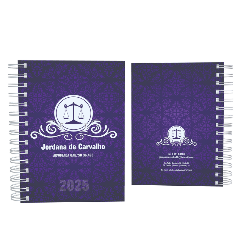 Agenda Personalizada Advogada