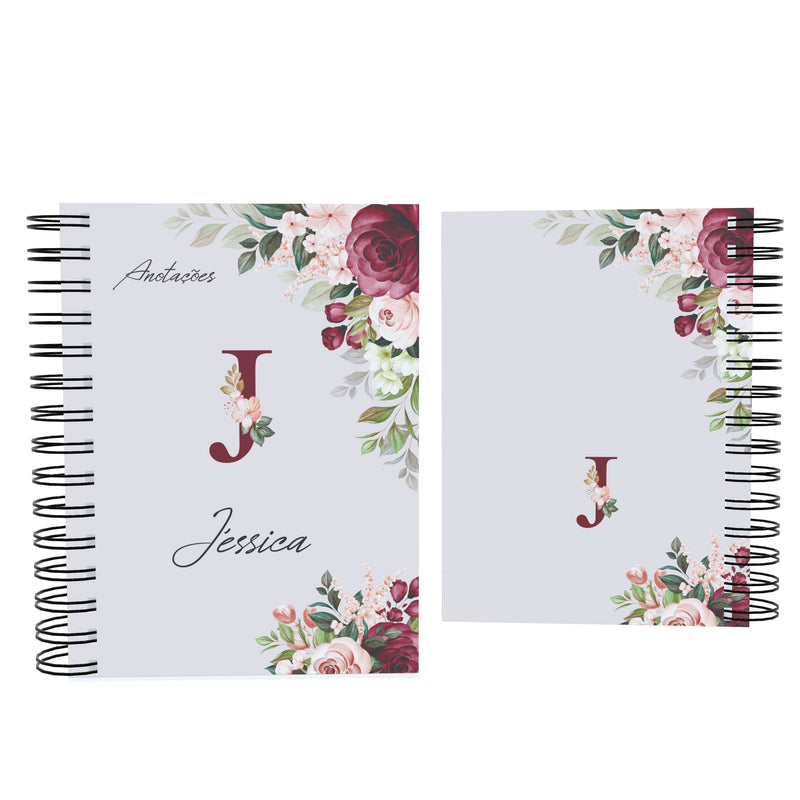 Agenda Personalizada Floral