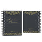 Agenda Personalizada Preto e Dourado