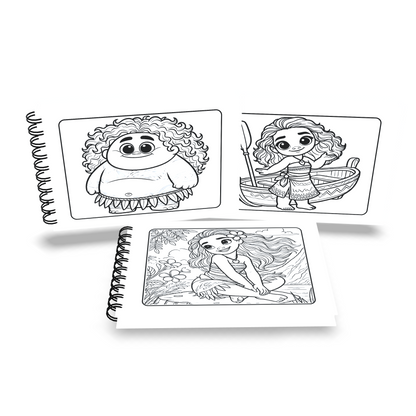 Caderno de  Colorir  Moana
