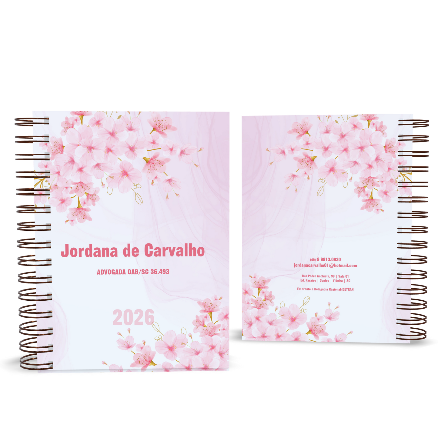 Agenda Anual Personalizada Direito