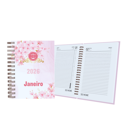 Agenda Anual Personalizada Direito