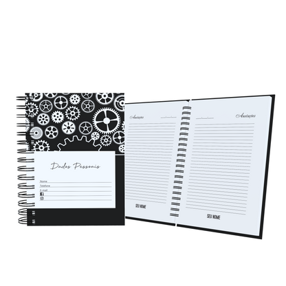 Agenda Anual Personalizada Engenharia Mecânica